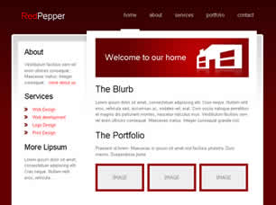 RedPepper Free Website Template