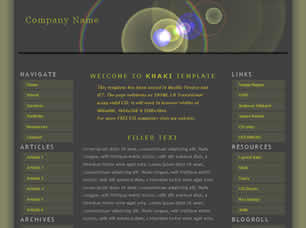 Khaki Free Website Template