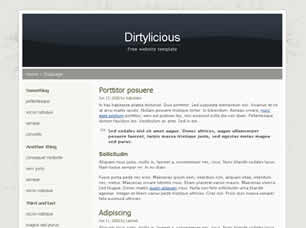 Dirtylicious Free Website Template