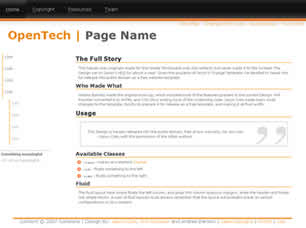 OpenTech Free Website Template