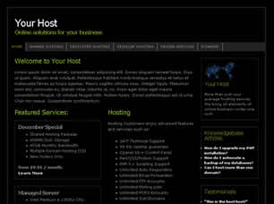 Your Host Free Website Template