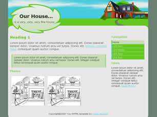 Our House Free Website Template