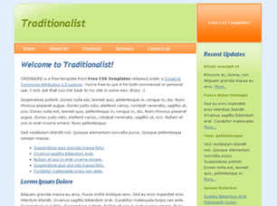 Traditionalist Free Website Template