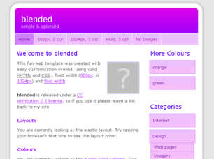 Blended Free CSS Template