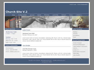 Church Site V.2 Free Website Template