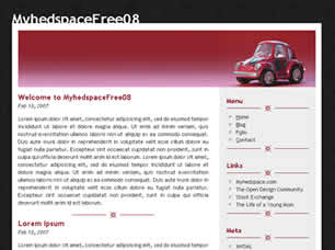 MyhedspaceFree08 Free Website Template