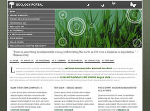 Ecology Portal Free Website Template