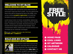 Free Style Free Website Template