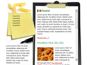 Pasta Free Website Template