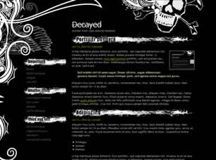 Decayed Free Website Template
