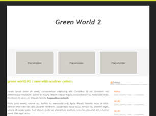Green World 2 Free Website Template
