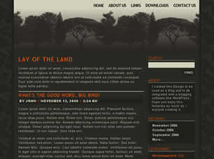 Lay of the Land Free CSS Template