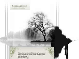 Lonelyness Free CSS Template