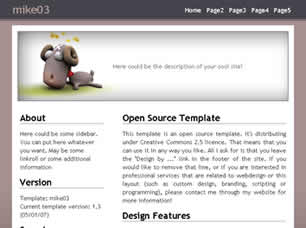 mike03 Free Website Template