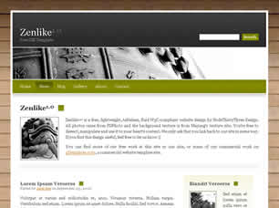 Zenlike 1.0 Free Website Template