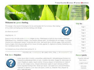 Green Feeling Free Website Template