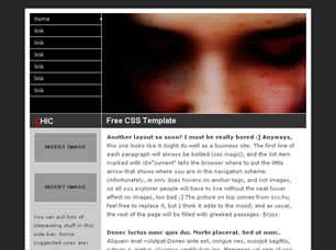 Chic Free Website Template