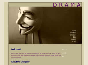 Drama Free Website Template