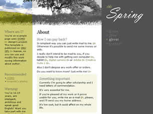 The Spring Free CSS Template