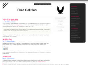 Fluid Solution Free Website Template