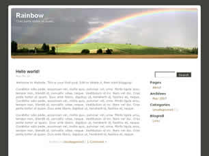 Rainbow Free Website Template