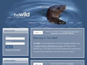 The Wild Free CSS Template