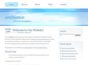 Ambiance Free Website Template