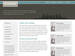 Ecobusiness Free CSS Template