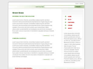 Green Grass Free Website Template