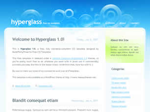 Hyperglass 1.0 Free Website Template