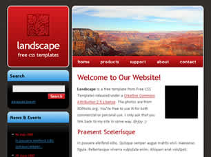Landscape Free Website Template