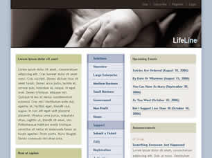 LifeLine Free Website Template