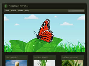Organic Design Free Website Template