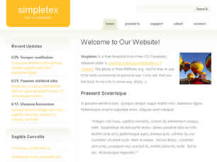 Simpletex Free CSS Template