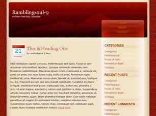 Ramblingsoul-9 Free Website Template