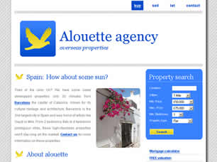 Alouette Agency Free Website Template