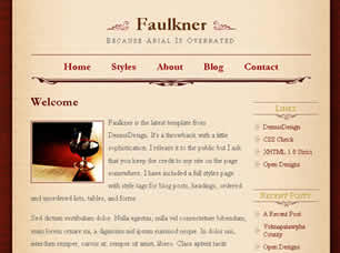 Faulkner Free Website Template
