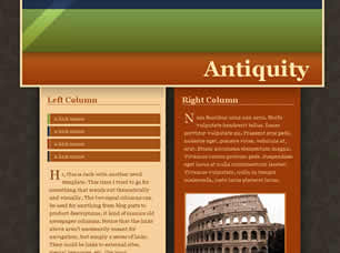 Antiquity Free CSS Template