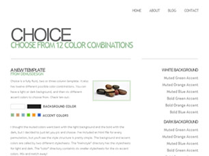 Choice Free CSS Template