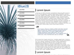 iBlue2B Free Website Template