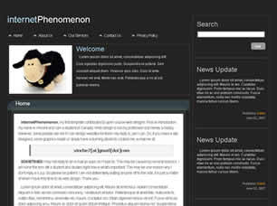 internetPhenomenon Free Website Template
