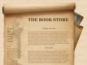 The Book Store Free Website Template