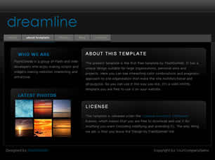 dreamline Free Website Template