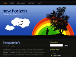 New Horizon Free CSS Template
