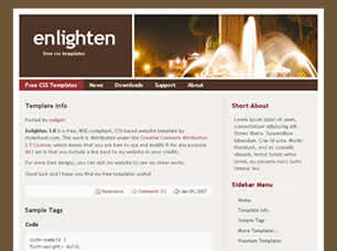 Enlighten 1.0 Free Website Template