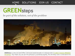 GREENsteps Free CSS Template