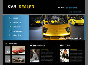 Car Dealer Free Website Template