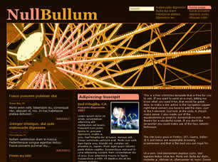 NullBullum Free Website Template