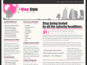 Blog Style Free Website Template