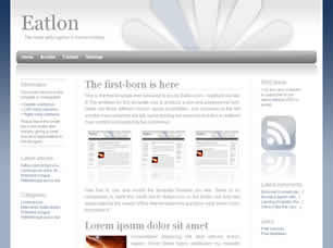 Eatlon Free Website Template
